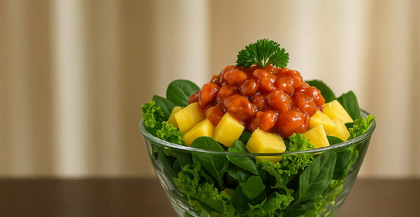 Ensalada de Frutas y Vegetales con Soy Ceviche