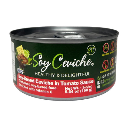 Soy-Based Ceviche in Tomato Sauce