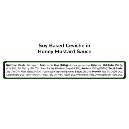 Soy-Based Ceviche in Honey Mustard Sauce